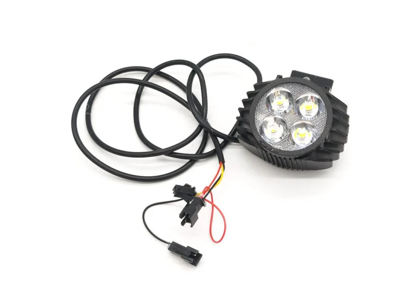 LED headlight with horn