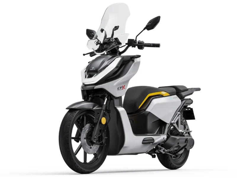 Ηλ.SCOOTER VMOTO CPX EXPLORER ABS 8000W/7000W Λευκό L3e-A1 105Km/h 2 X 60V/45AH